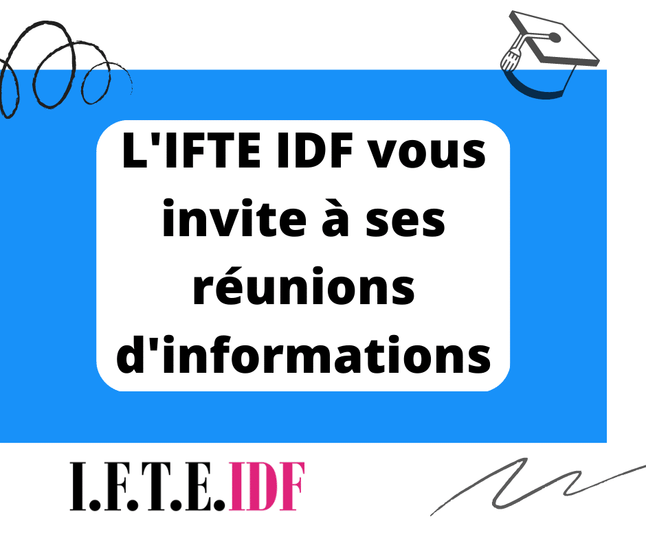 Réunion d'informations IFTE IDF
